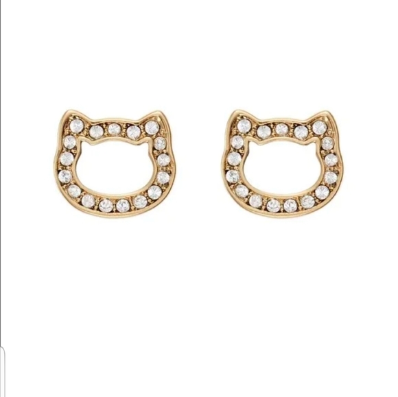 Karl Lagerfeld Jewelry - Karl Lagerfeld Crystal Choupette Earrings